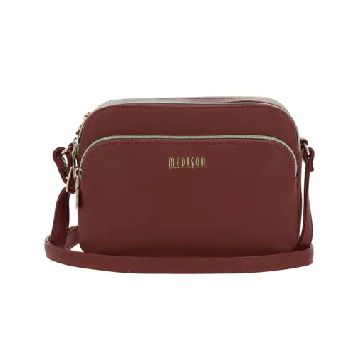 Bolsa de lado para dama Madison by Chenson color Magenta con diseño funcional