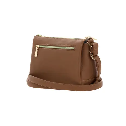 Bolsa de Lado para Dama Madison by Chenson Café con Triple Compartimento - Modelo MD25115 5