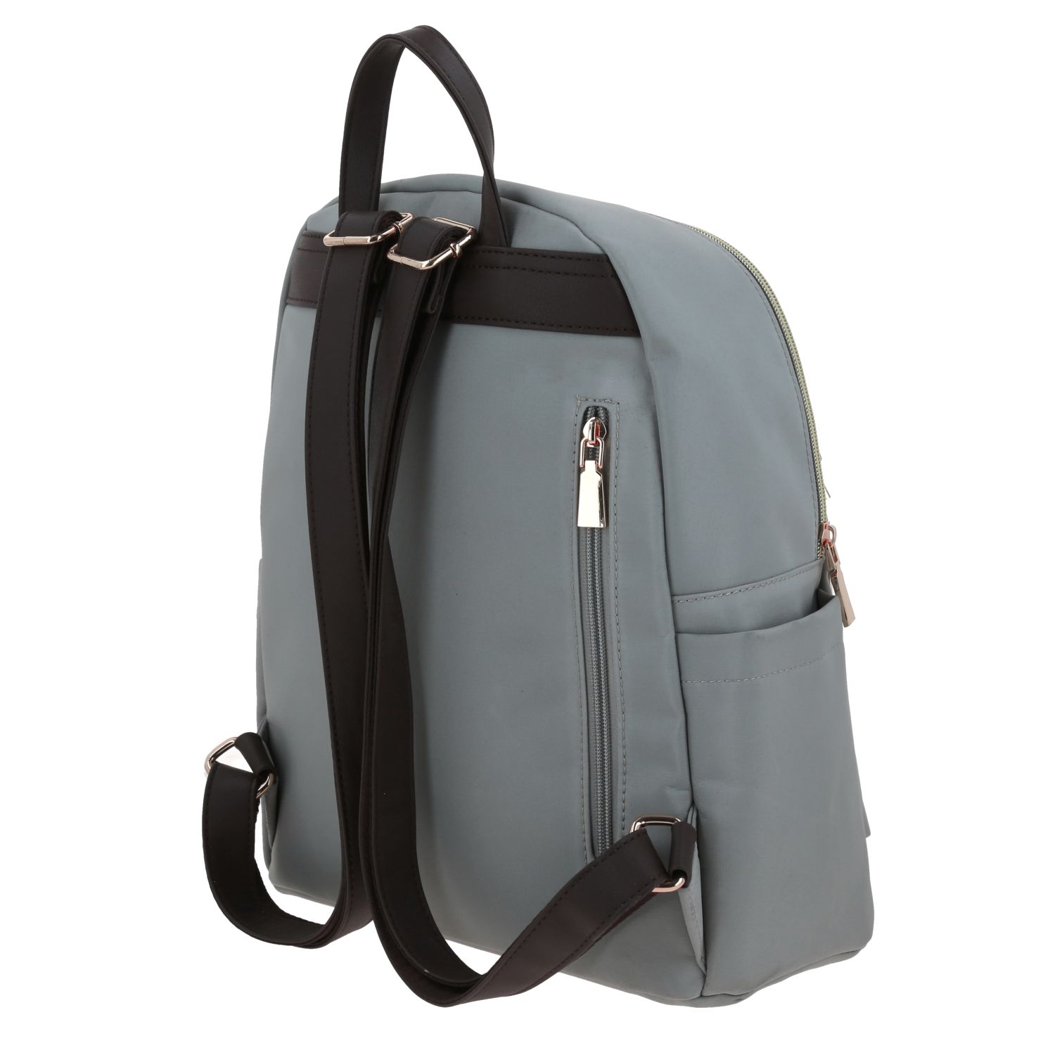 Mochila para Mujer Madison Gris - Bolsillos Múltiples y Estilo 5