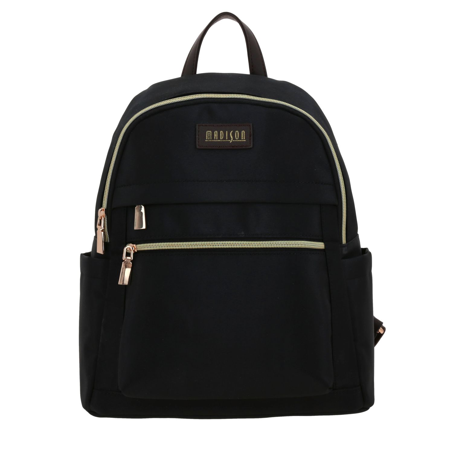 Mochila para Dama Madison Negro con Bolsillos - Casual y Funcional