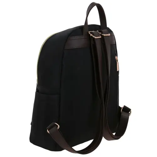 Mochila para Dama Madison Negro con Bolsillos - Casual y Funcional 3