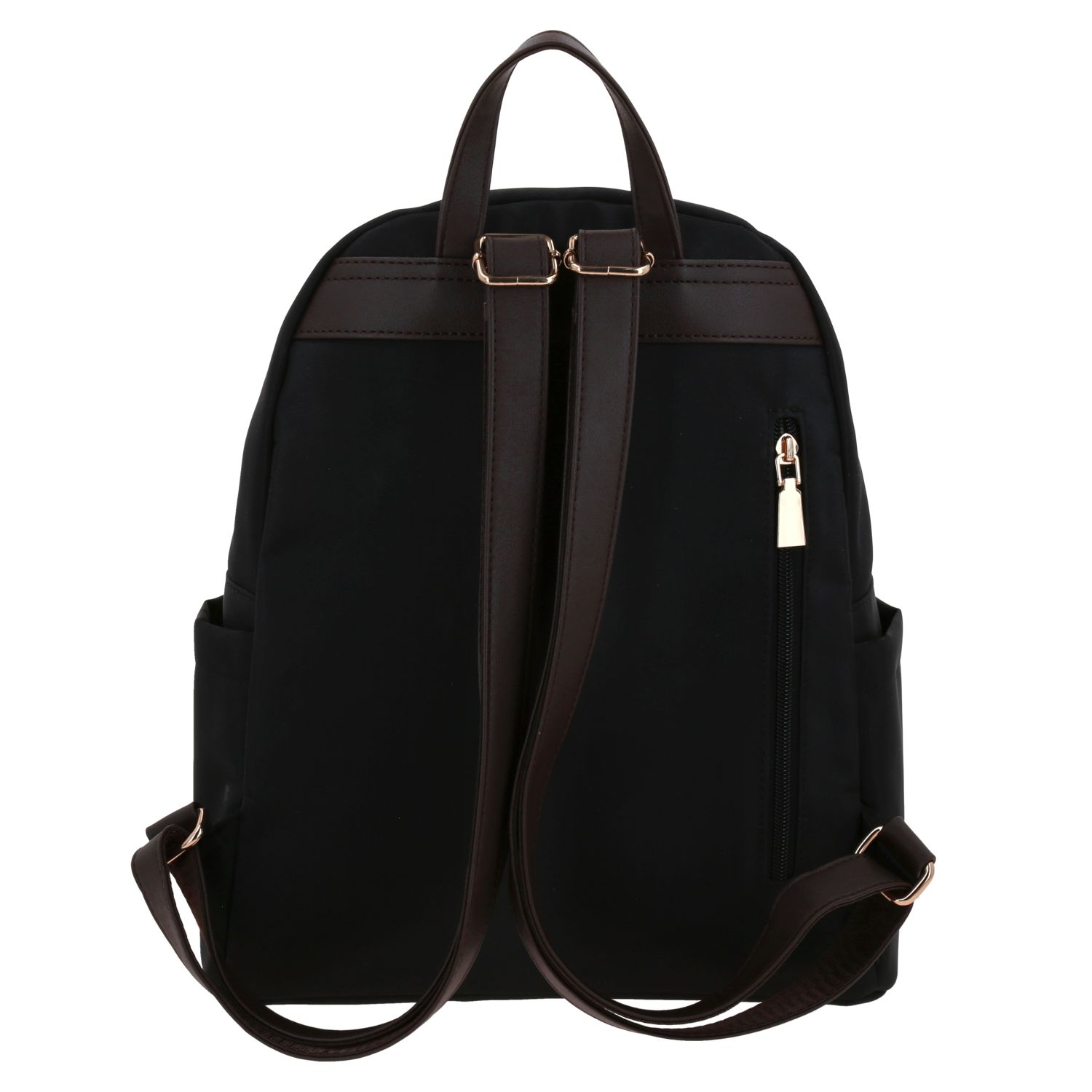 Mochila para Dama Madison Negro con Bolsillos - Casual y Funcional 4