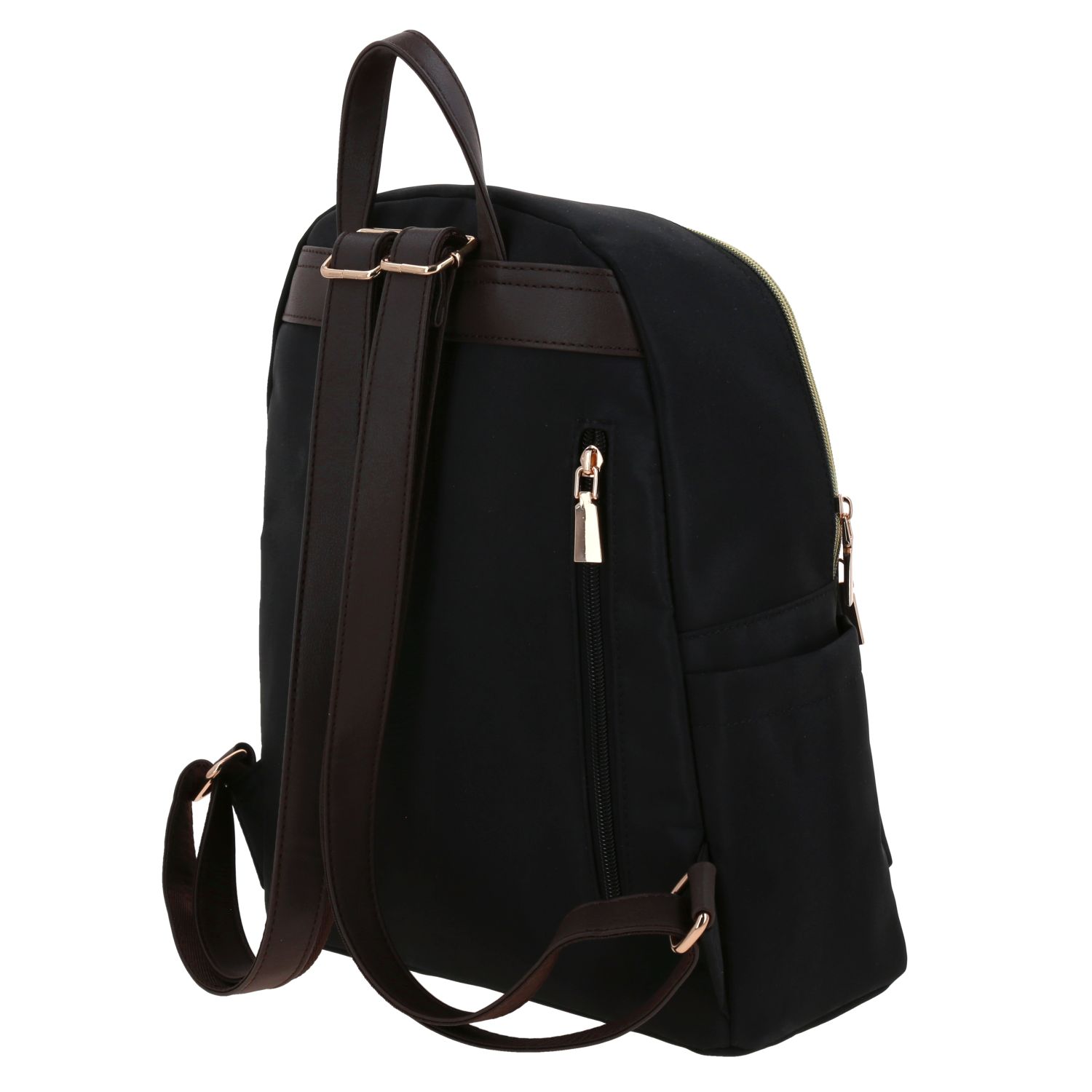 Mochila para Dama Madison Negro con Bolsillos - Casual y Funcional 5