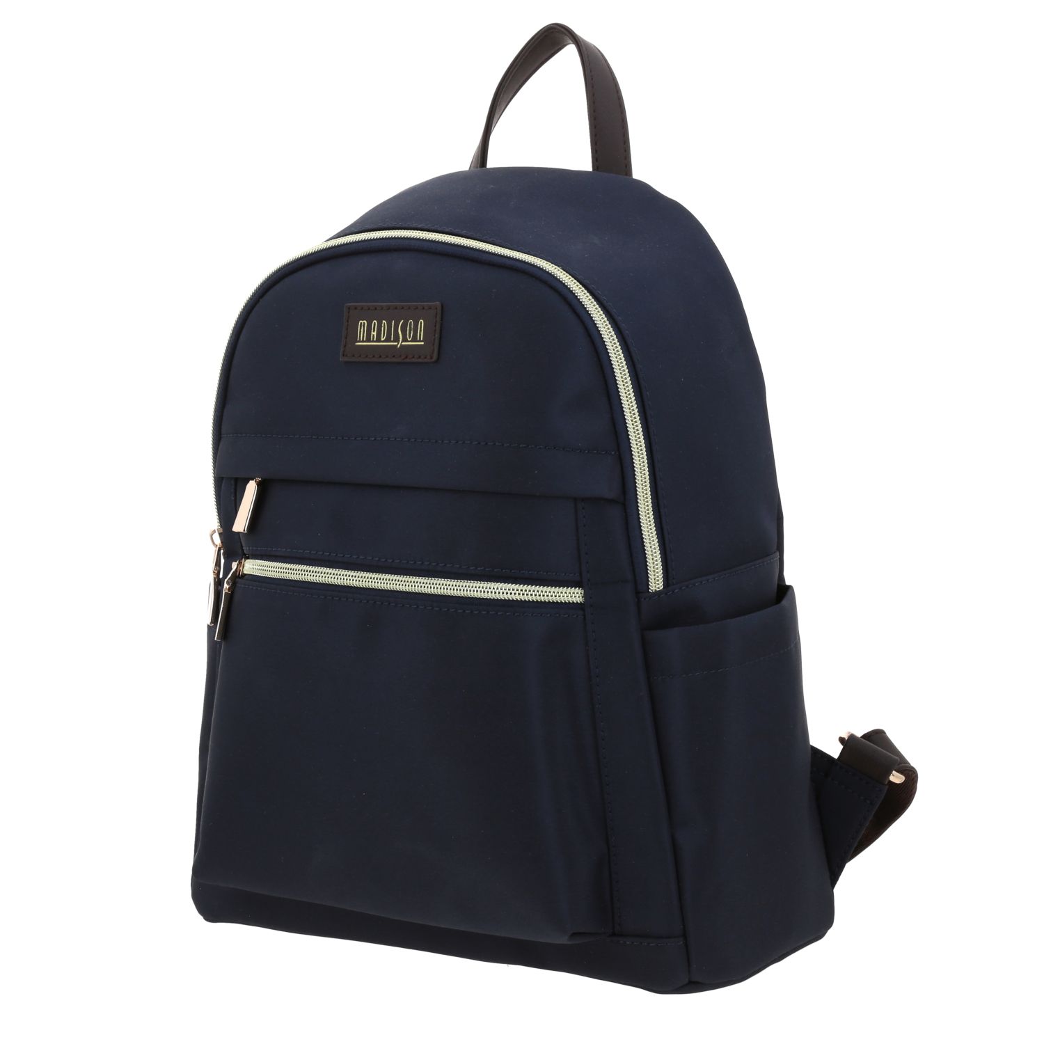 Mochila para Dama Madison Azul con Doble Bolsillo Frontal 2