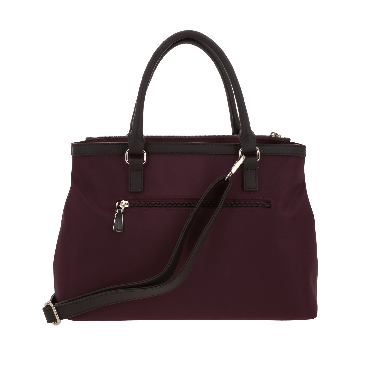 Bolsa de Mano Madison Magenta Doble Compartimento Cierre 4