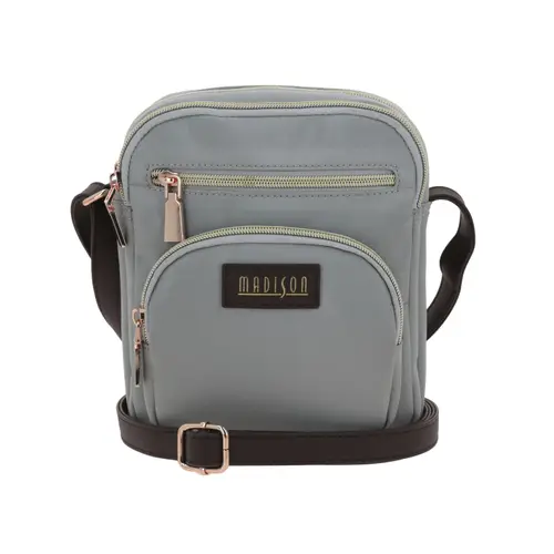 Bolsa de Lado Madison by Chenson Gris para Dama - Estilo y Funcionalidad