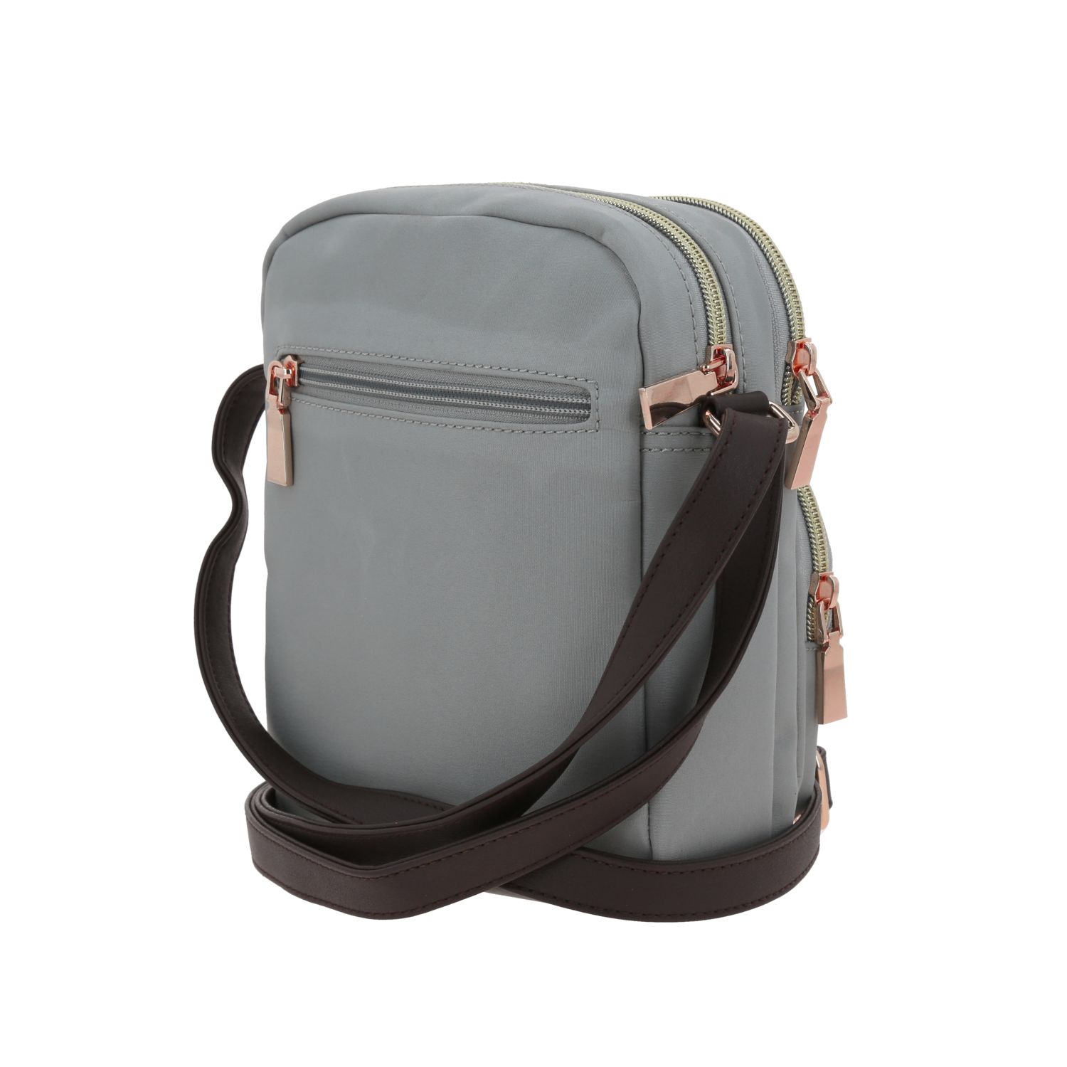 Bolsa de Lado Madison by Chenson Gris para Dama - Estilo y Funcionalidad 5