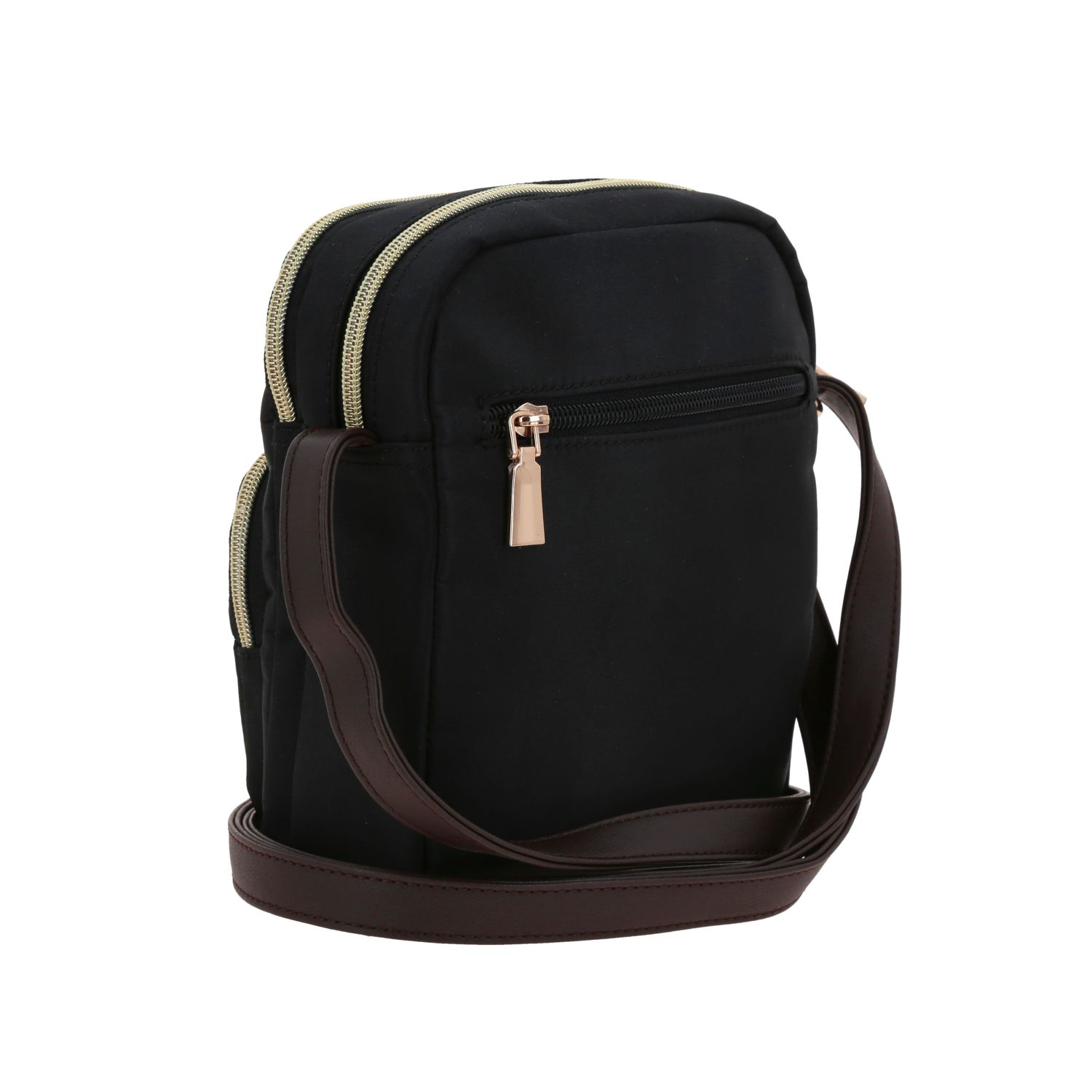 Bolsa de Lado Madison Negro | Bandolera Mujer Ajustable 3