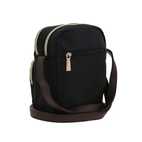 Bolsa de Lado Madison Negro | Bandolera Mujer Ajustable 3