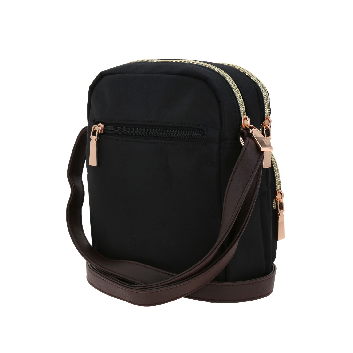 Bolsa de Lado Madison Negro | Bandolera Mujer Ajustable 5