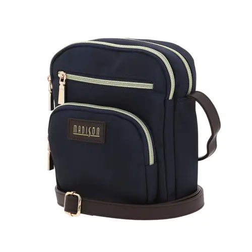 Bolsa de Lado para Dama Madison by Chenson Azul con Doble Compartimento 2