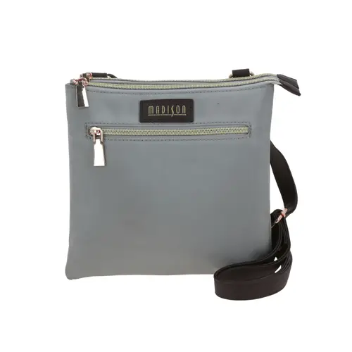 Bolsa de Lado para Dama Madison by Chenson Gris con Doble Compartimento - Modelo MD25123 1