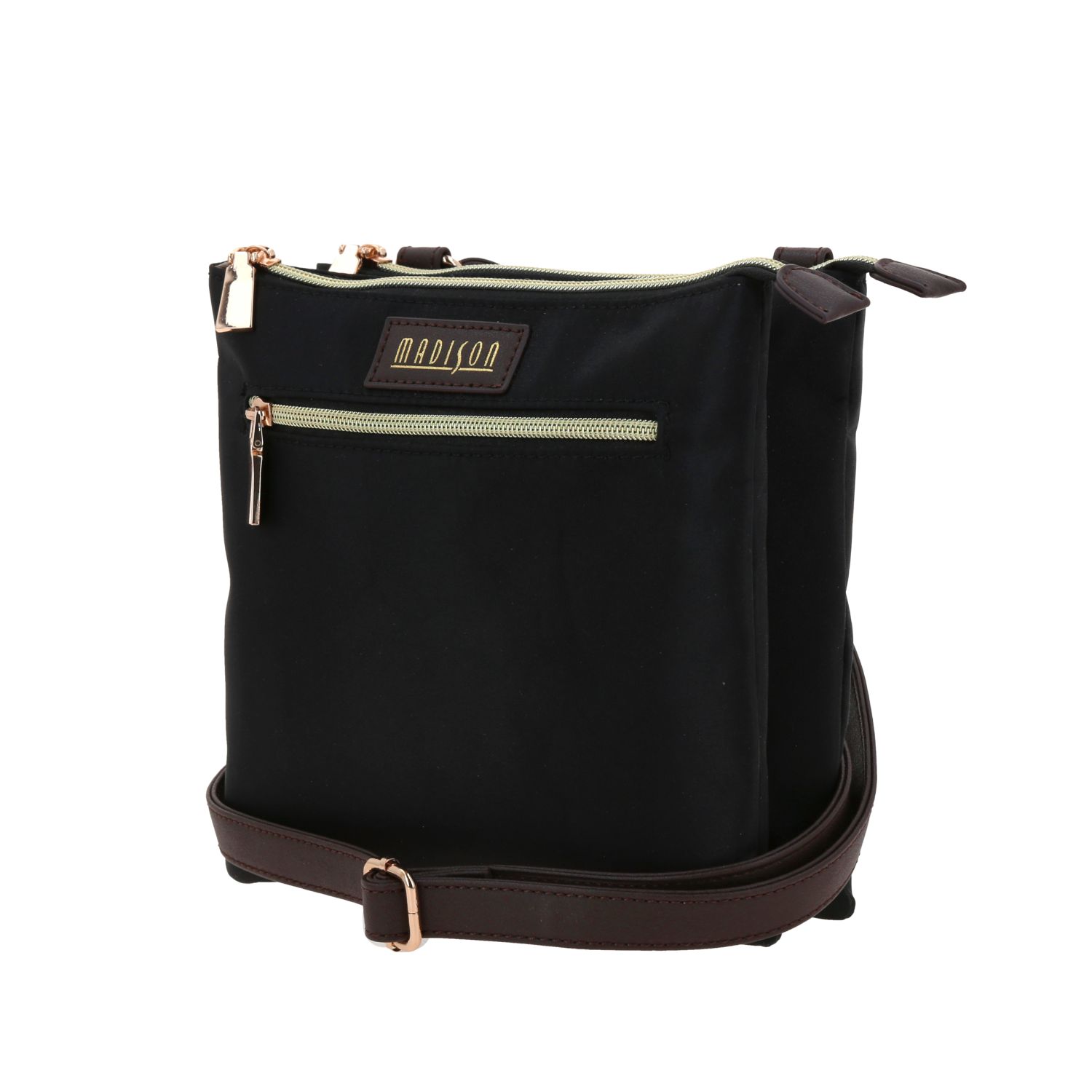 Bolsa de lado para dama Madison by Chenson color negro funcional y elegante 2