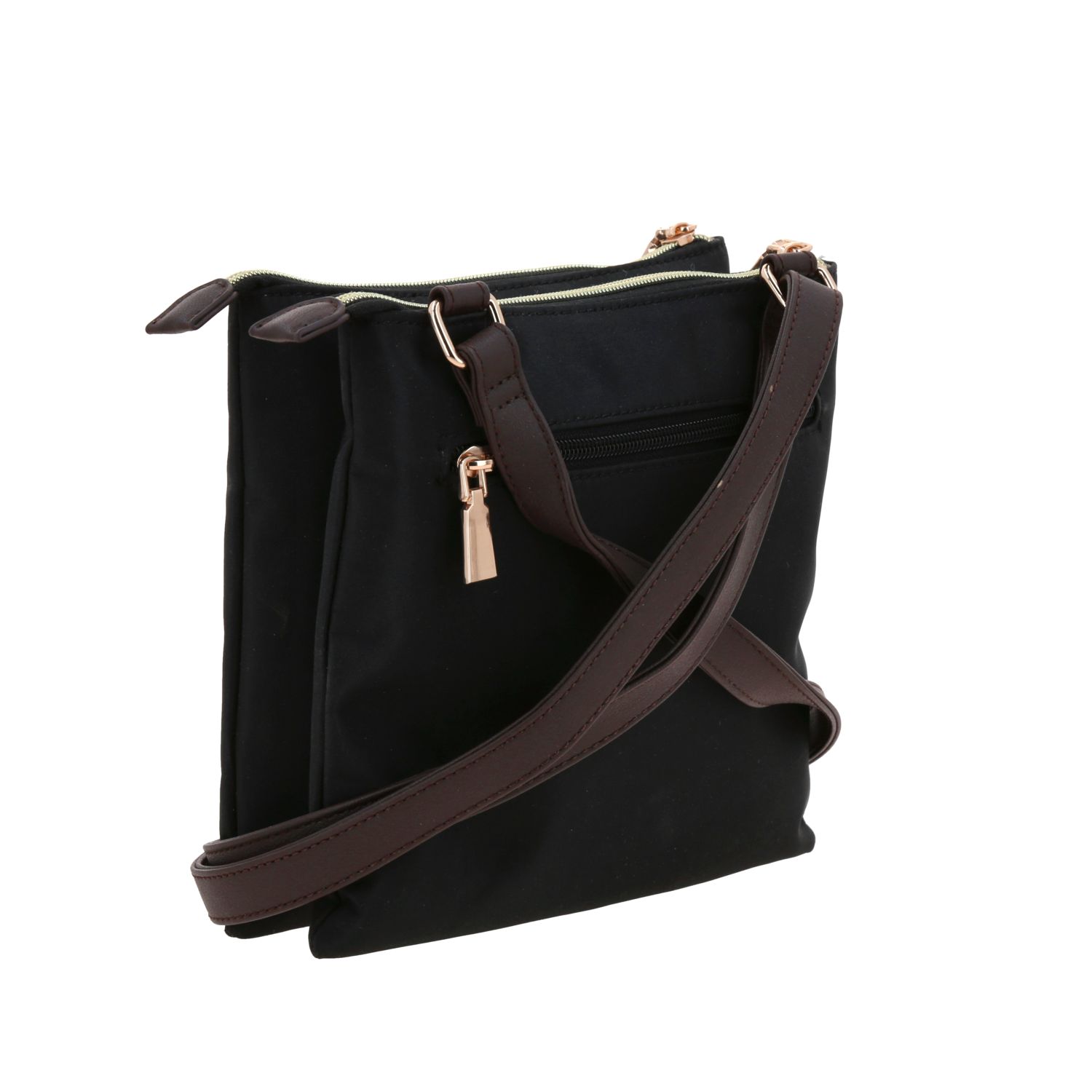 Bolsa de lado para dama Madison by Chenson color negro funcional y elegante 3