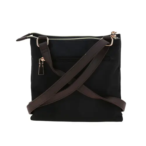 Bolsa de lado para dama Madison by Chenson color negro funcional y elegante 4