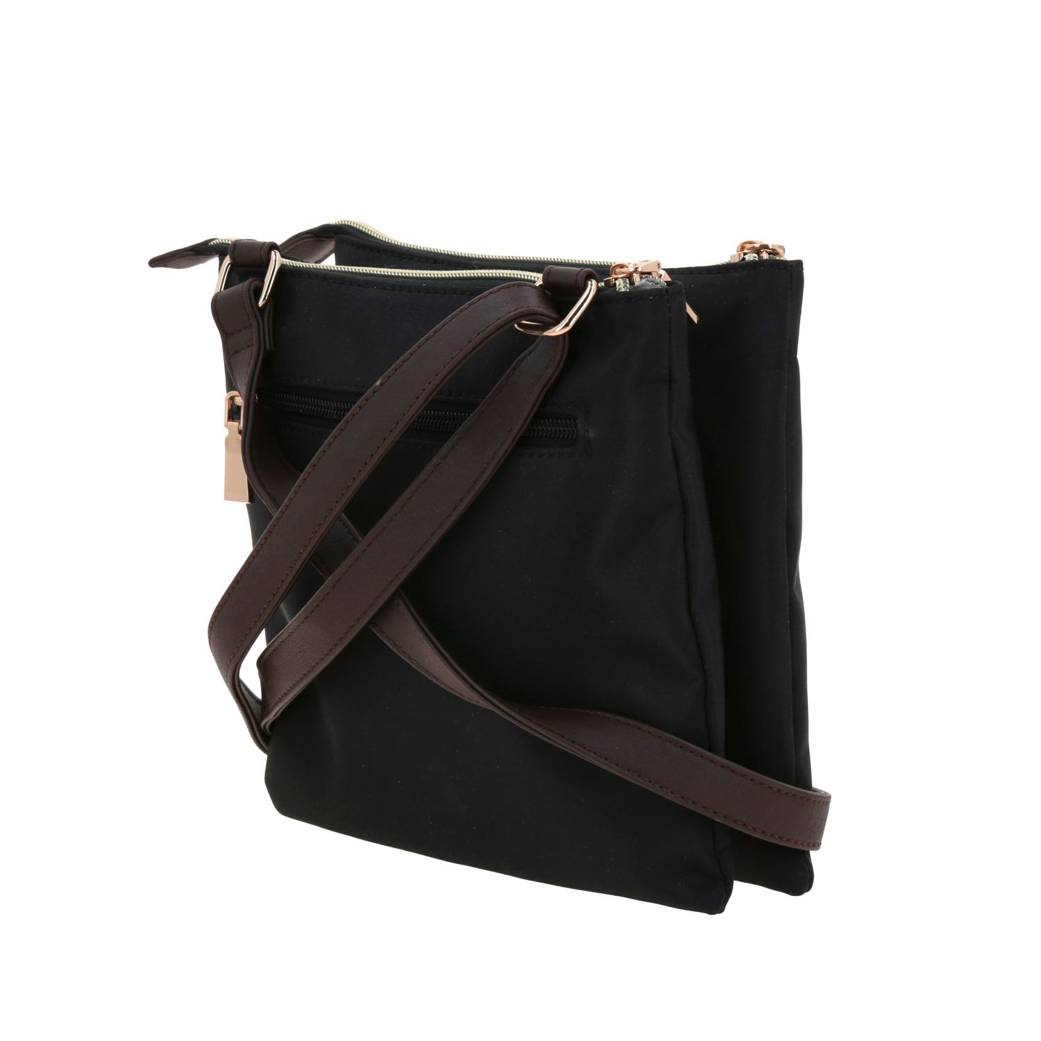 Bolsa de lado para dama Madison by Chenson color negro funcional y elegante 5