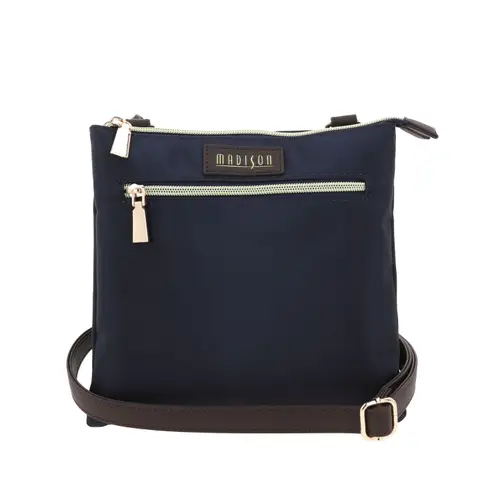 Bolsa de Lado Madison by Chenson Azul Dama con Doble Compartimento