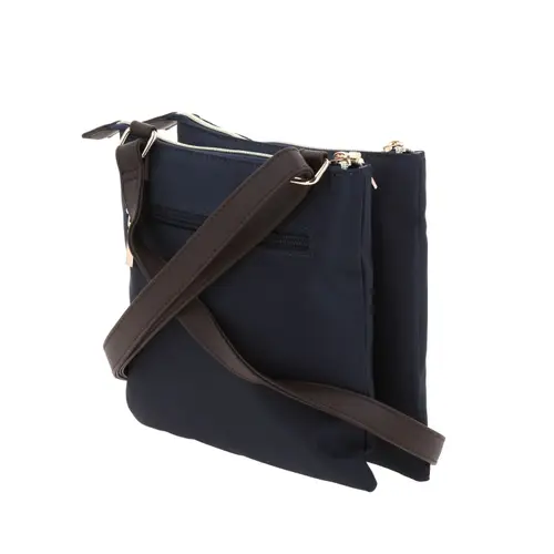 Bolsa de Lado Madison by Chenson Azul Dama con Doble Compartimento 5