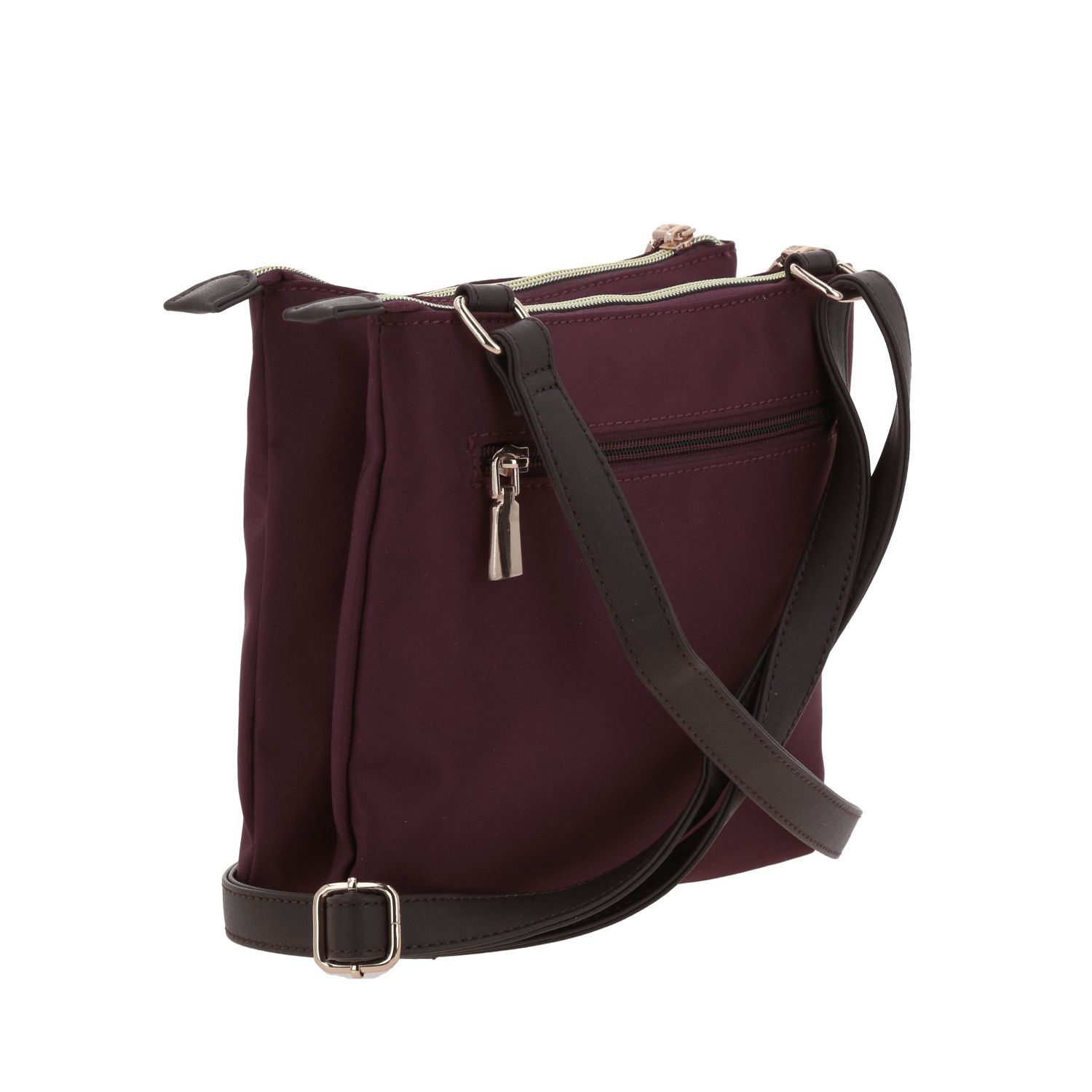 Bolsa de Lado para Dama Madison by Chenson Magenta con Doble Compartimento 3