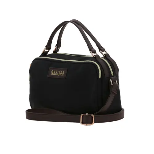 Bolsa de Lado Madison Negro | Bandolera Ajustable para Mujer 2