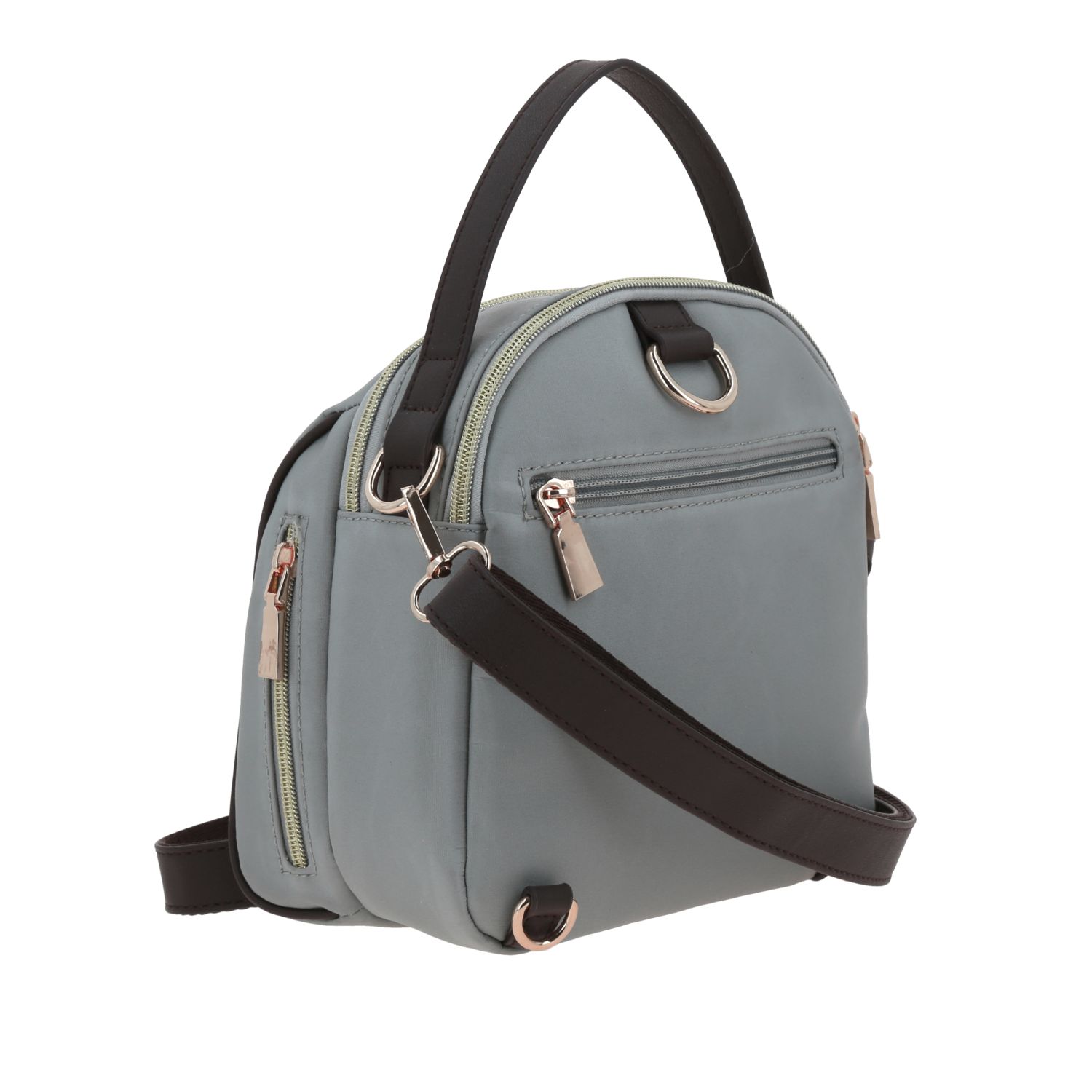 Mochila para Dama Madison Gris - Compacta y Funcional 3