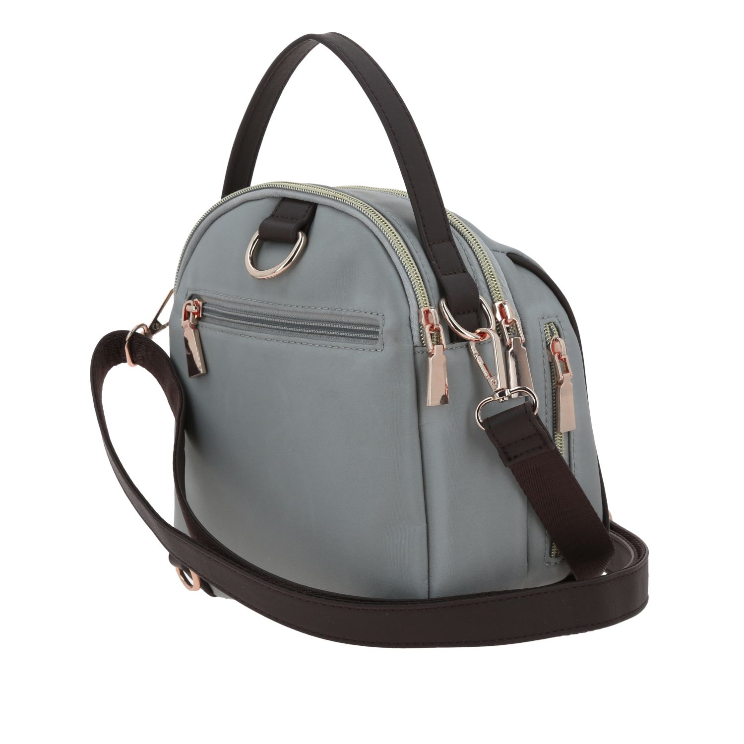 Mochila para Dama Madison Gris - Compacta y Funcional 5