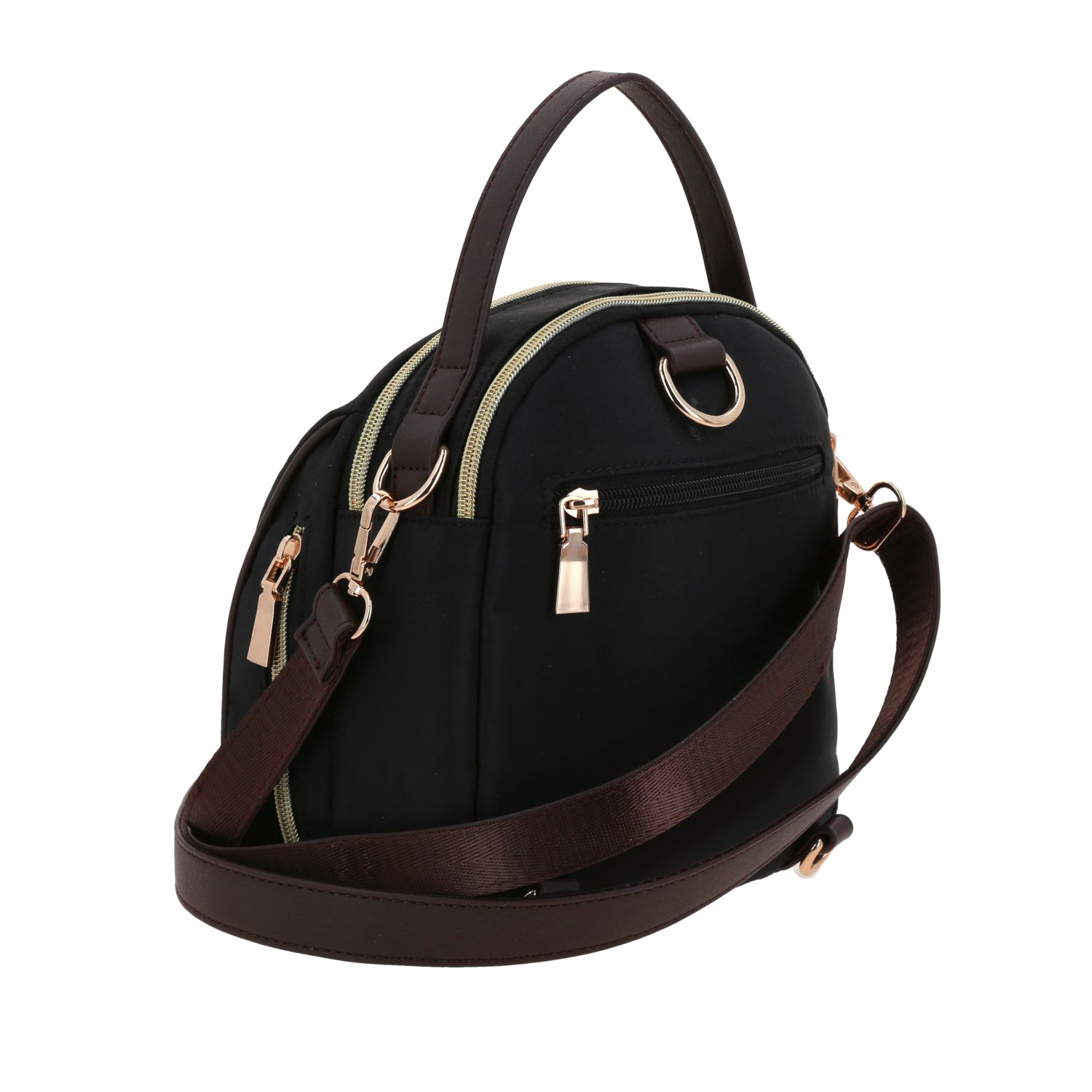 Mochila para dama Madison by Chenson negra con doble compartimento 3