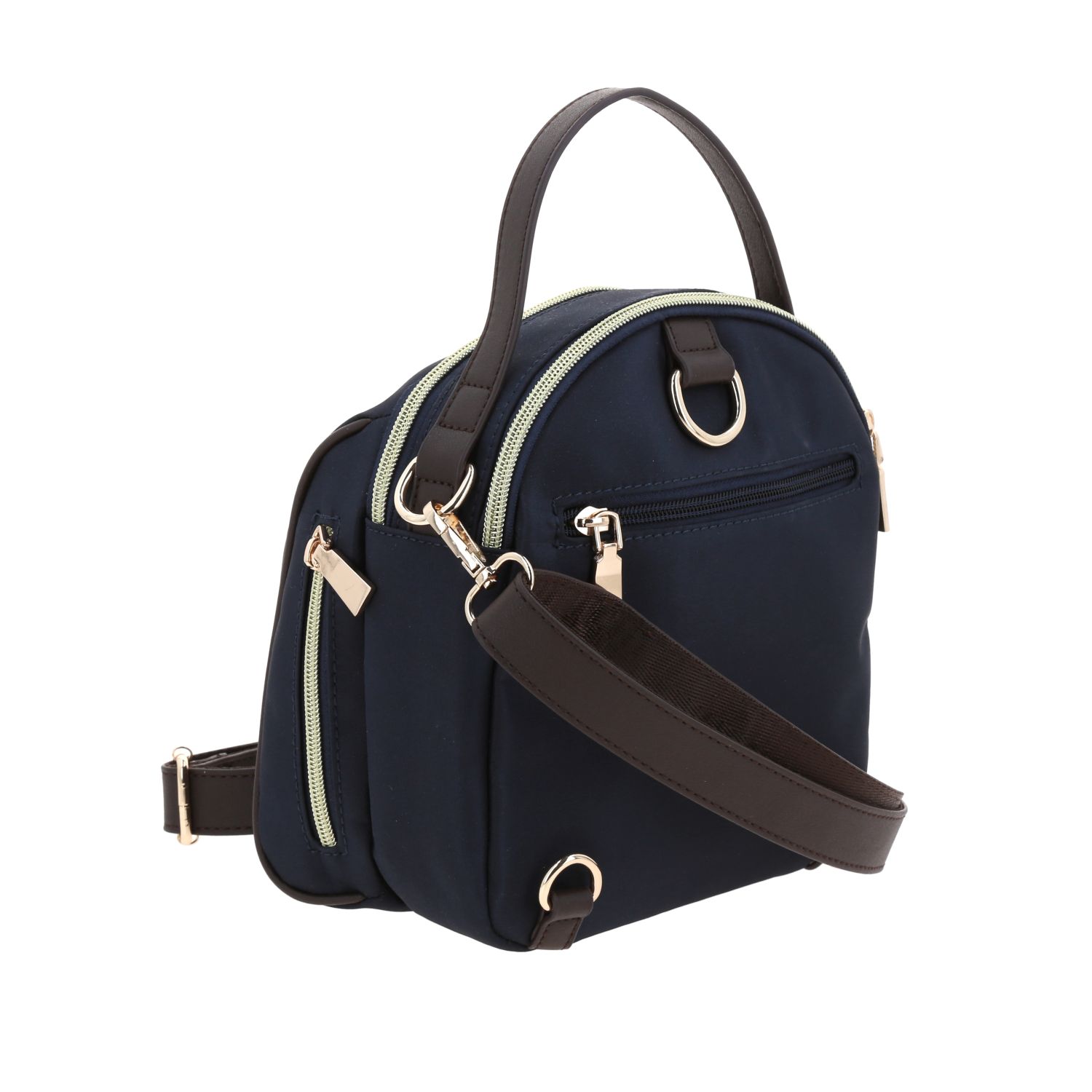 Mochila casual para dama Madison by Chenson color azul con doble compartimento 3
