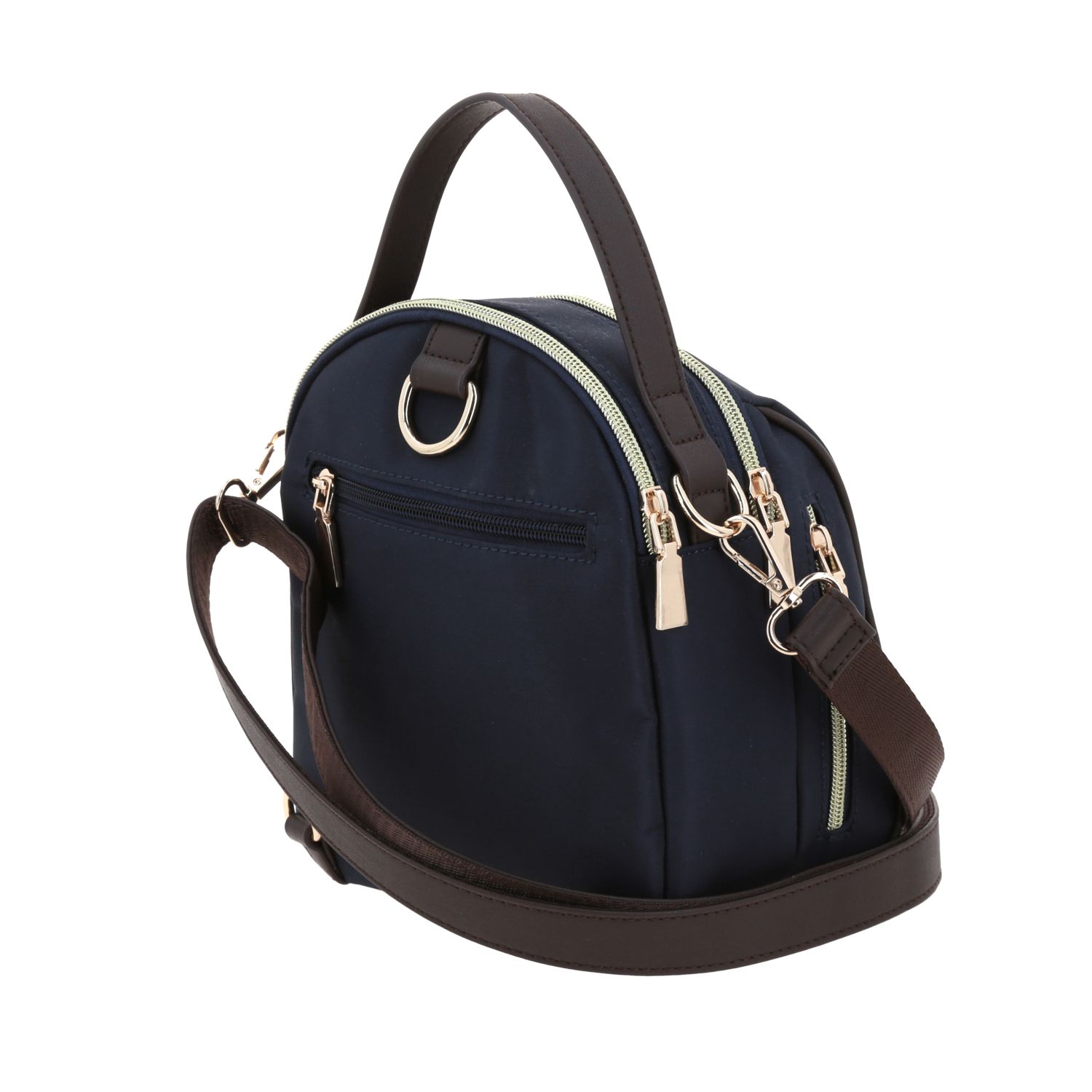 Mochila casual para dama Madison by Chenson color azul con doble compartimento 5