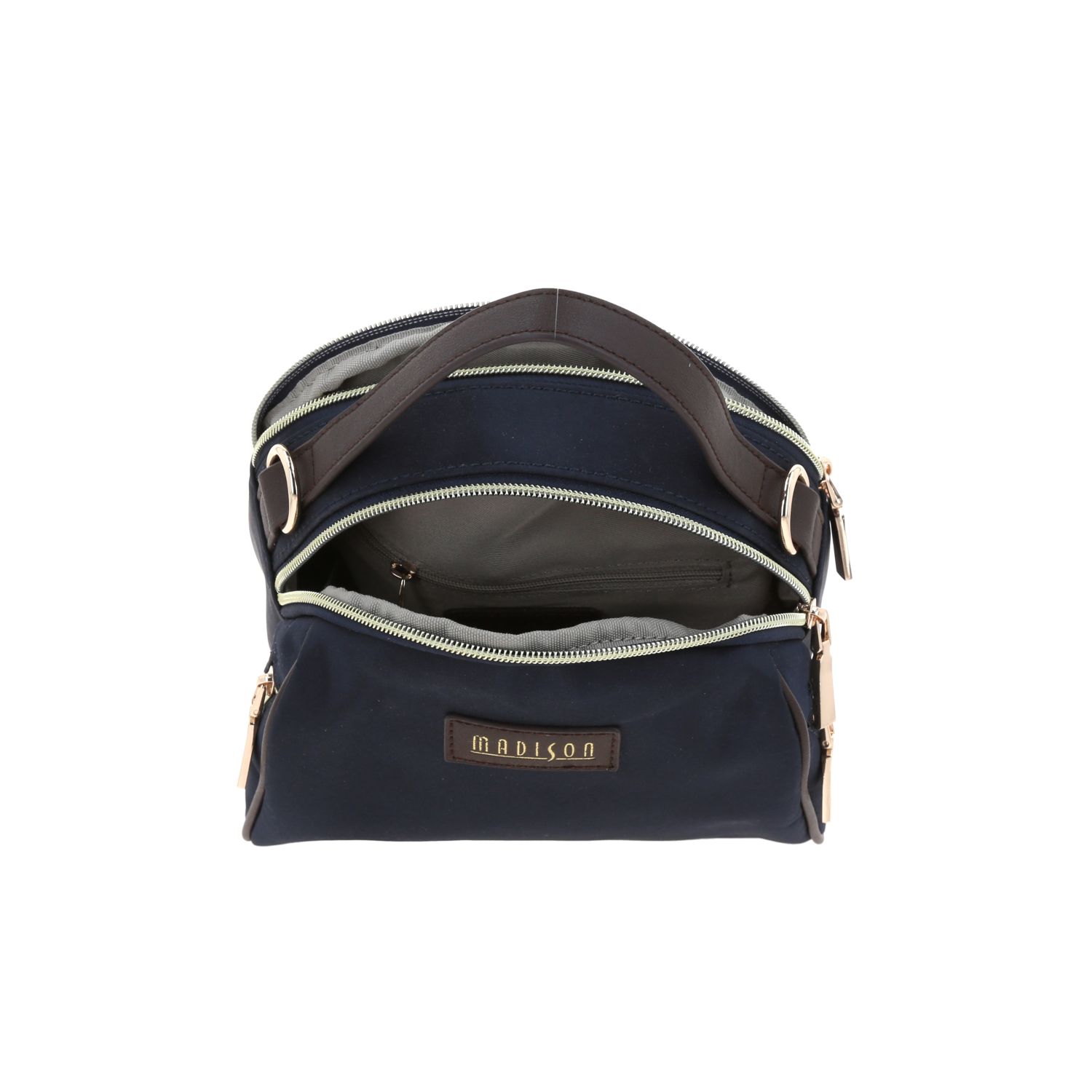 Mochila casual para dama Madison by Chenson color azul con doble compartimento - vista 2