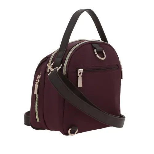 Mochila para Mujer Madison Magenta - Doble Compartimento y Bolsillos 3