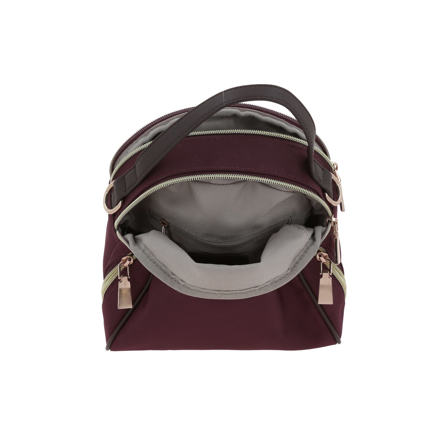 Mochila para Mujer Madison Magenta - Doble Compartimento y Bolsillos - vista 2