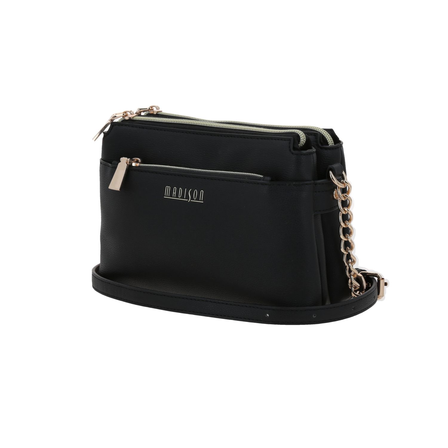 Bolsa de Lado Madison Negro para Mujer | Bandolera Ajustable 2