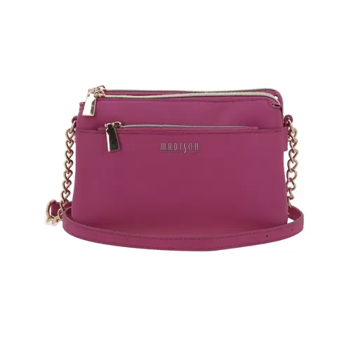 Bolsa de lado para dama Madison by Chenson rosa con doble compartimento - Modelo MD25128 1