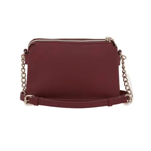Bolsa de Lado para Dama Madison by Chenson Color Rojo con Doble Compartimento 4
