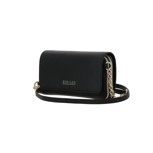 Bolsa de Lado Madison Negro para Dama - Bandolera con Tarjetero 2