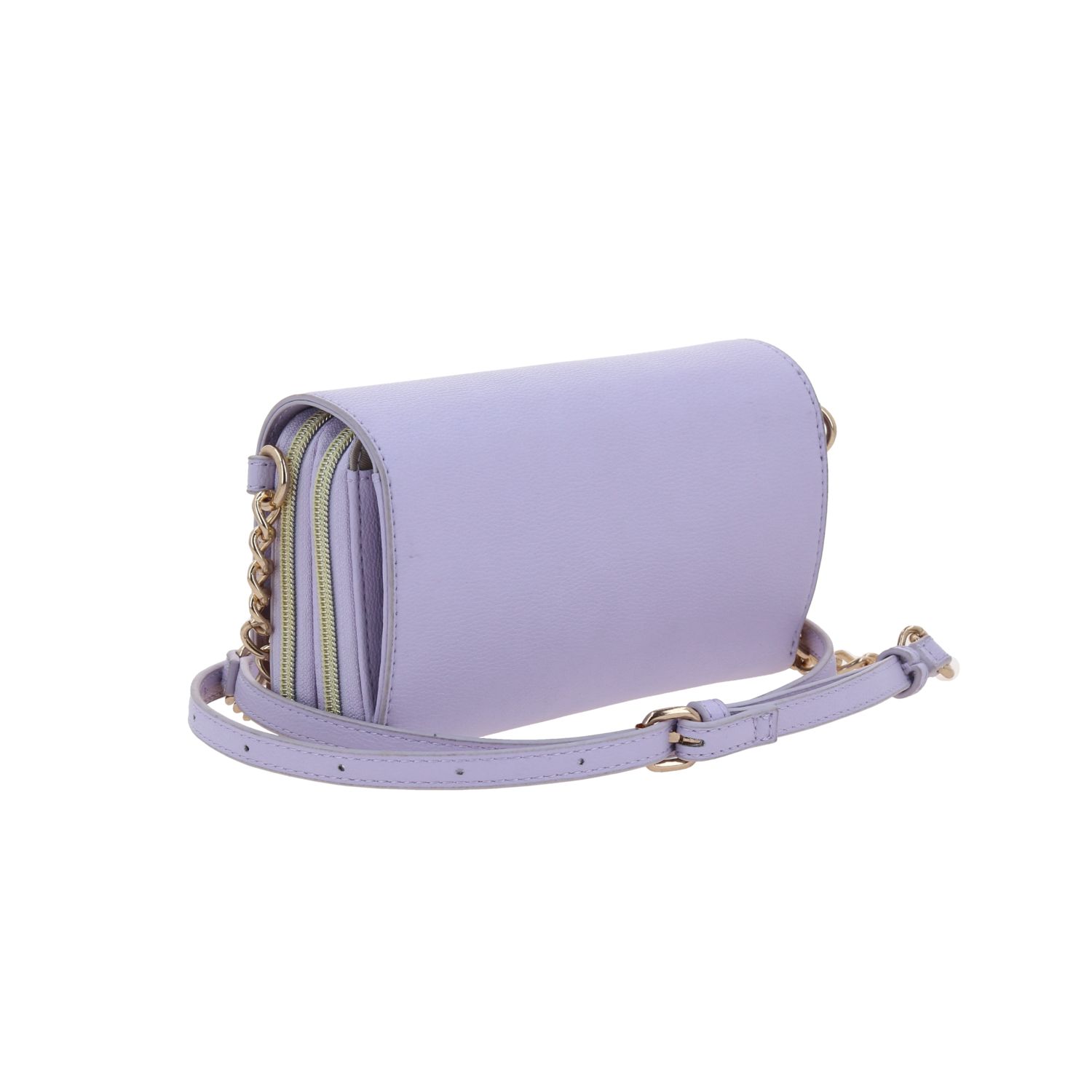 Bolsa de lado para dama Madison by Chenson Violeta con triple compartimento 3