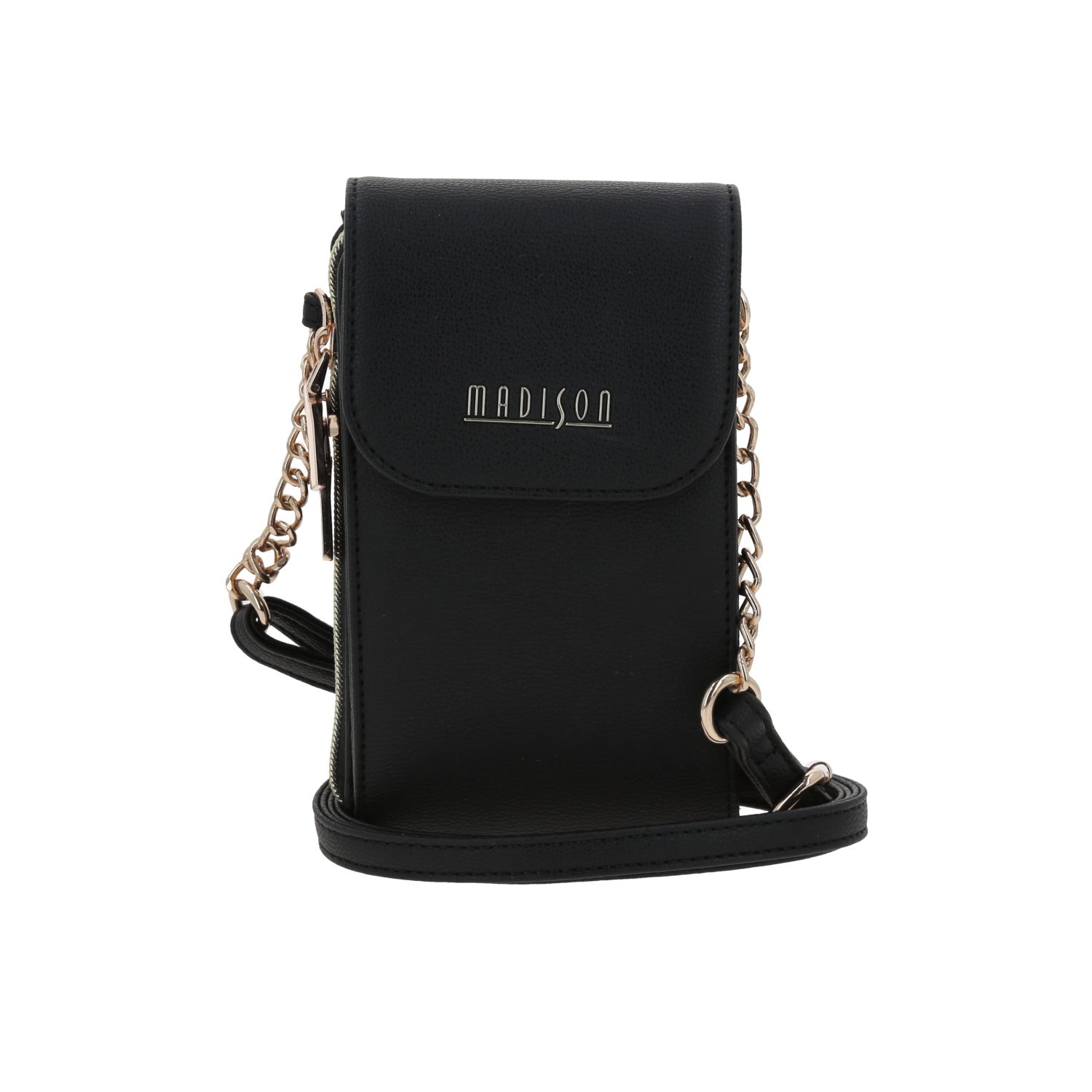 Cartera para dama Madison by Chenson negro con tarjetero