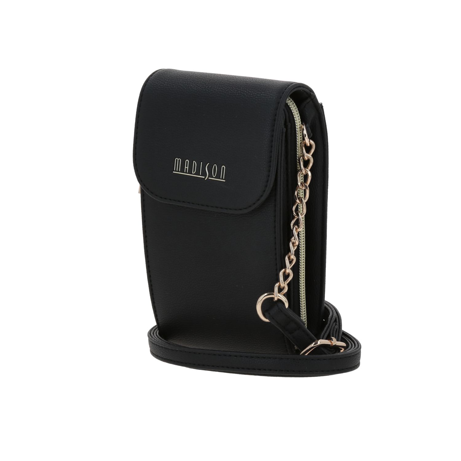 Cartera para dama Madison by Chenson negro con tarjetero 2