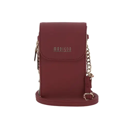 Billetera Madison Roja para Dama | Tarjetero 4 Espacios