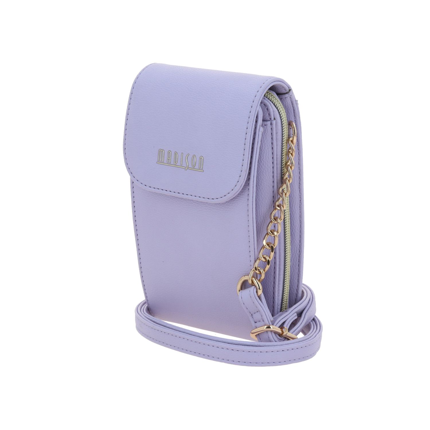 Cartera Mujer Madison Violeta Triple Compartimento Tarjetero 2