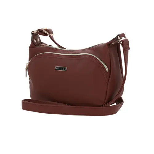 Bolsa de Lado Madison Magenta | Bandolera Mujer Ajustable 2