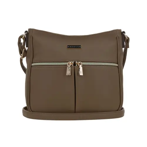 Bolsa de Lado para Dama Madison by Chenson Camel Elegante y Funcional