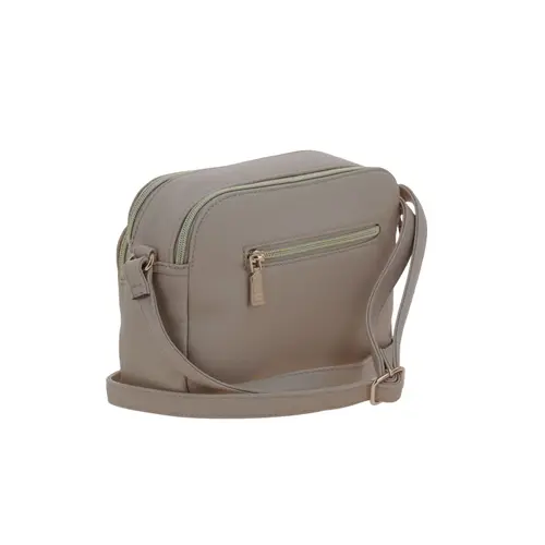 Bolsa de lado para dama Madison by Chenson Beige con doble compartimento 3