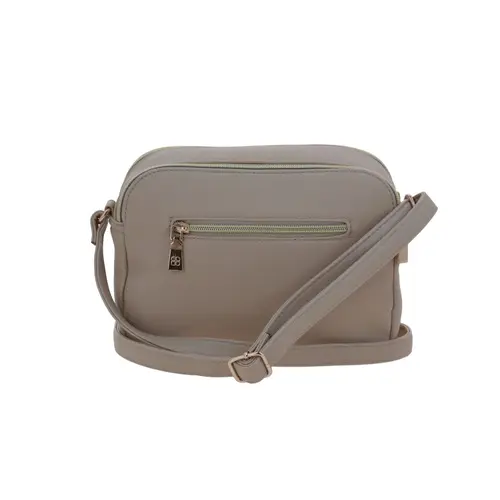 Bolsa de lado para dama Madison by Chenson Beige con doble compartimento - vista 2