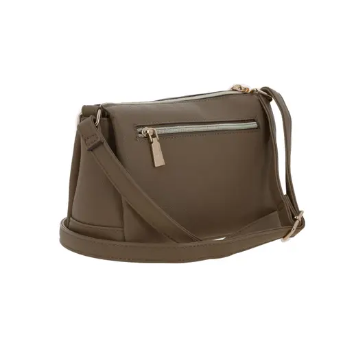 Bolsa de Lado para Dama Madison by Chenson Camel con Diseño Funcional 3