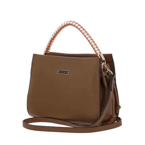 Bolsa de Mano para Dama Madison by Chenson Café - Modelo MD25146 2