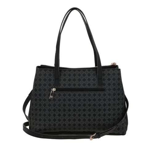 Bolsa de Mano para Dama Madison by Chenson Negro con Asa Ajustable 4