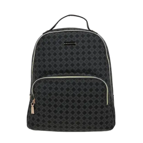 Mochila para dama Madison by Chenson color negro con doble compartimento 1