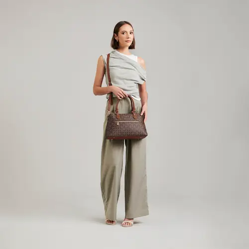 Bolsa de Mano Madison Café | Bolso para Dama Elegante y Funcional - vista 2